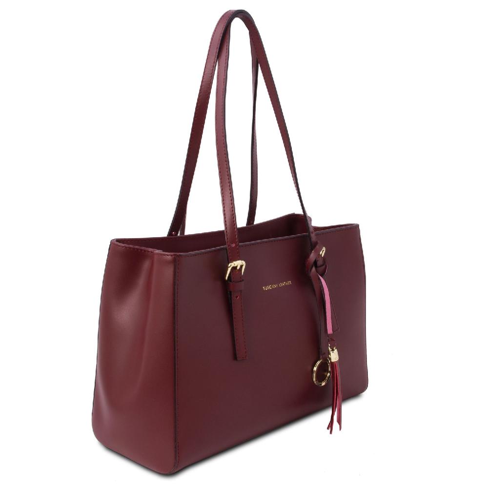 Tuscany Leather Schultertasche aus Leder Saldi