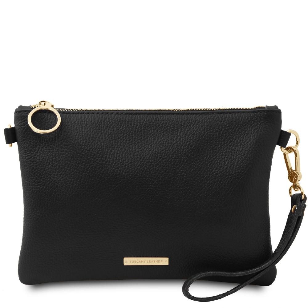 Tuscany Leather Soft Leather Clutch Novità