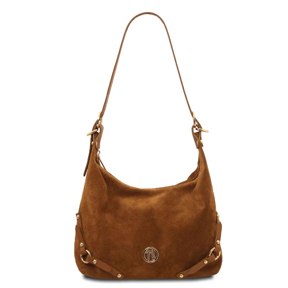 Tuscany Leather Suede Leather Shoulder bag Outlet