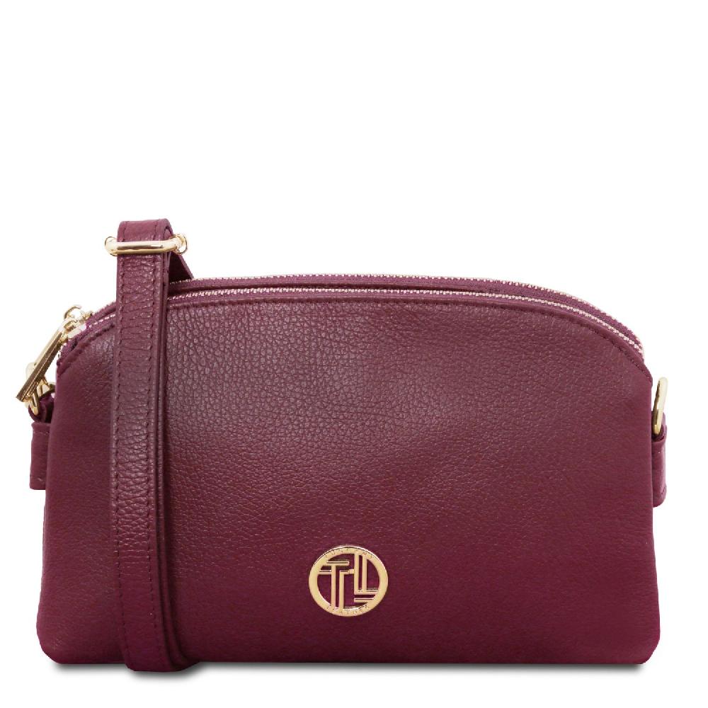 Tuscany Leather Bolso en Piel Suave con Bandolera Novità