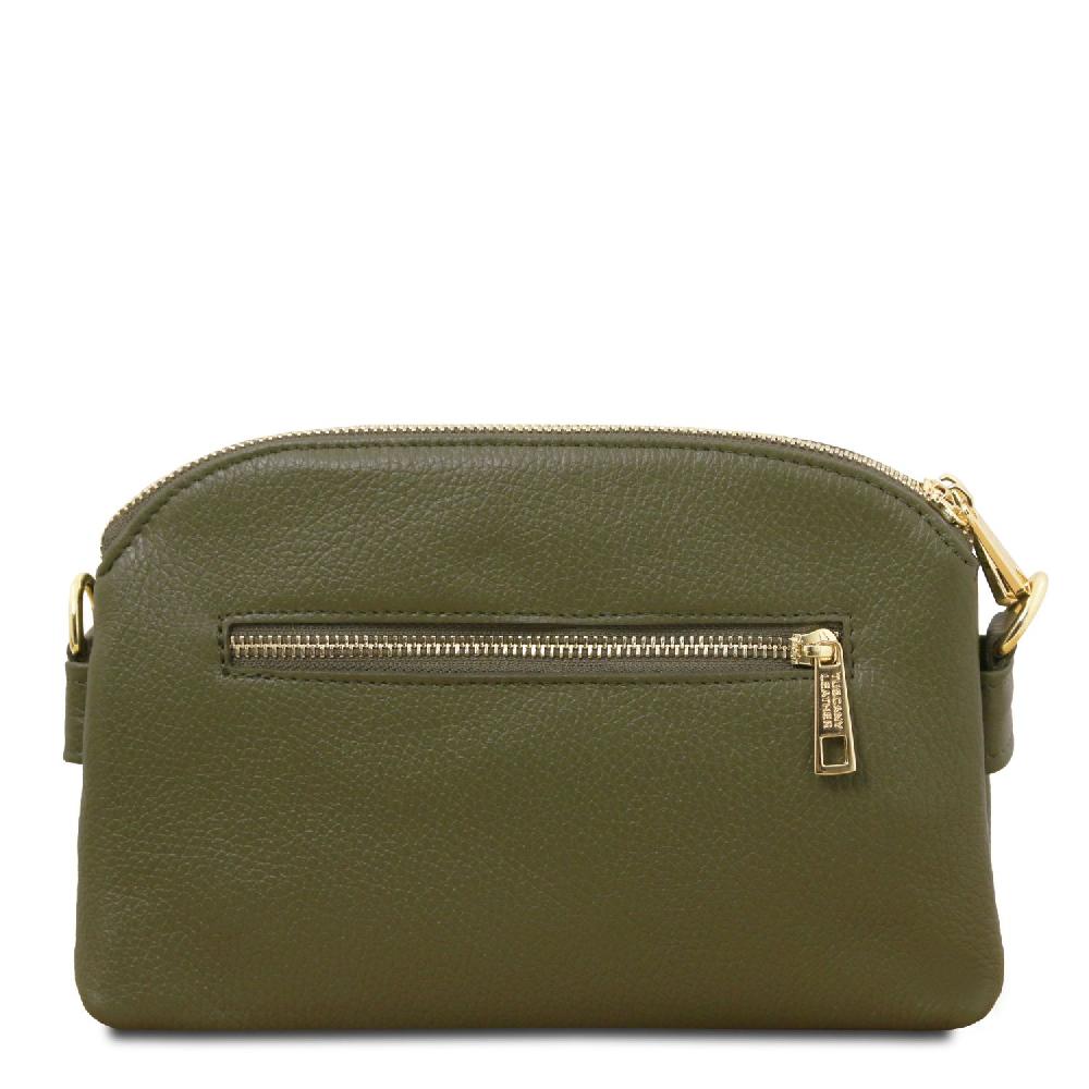 Tuscany Leather Bolso en Piel Suave con Bandolera Presa