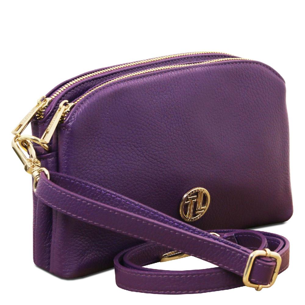 Tuscany Leather Bolso en Piel Suave con Bandolera Sconto