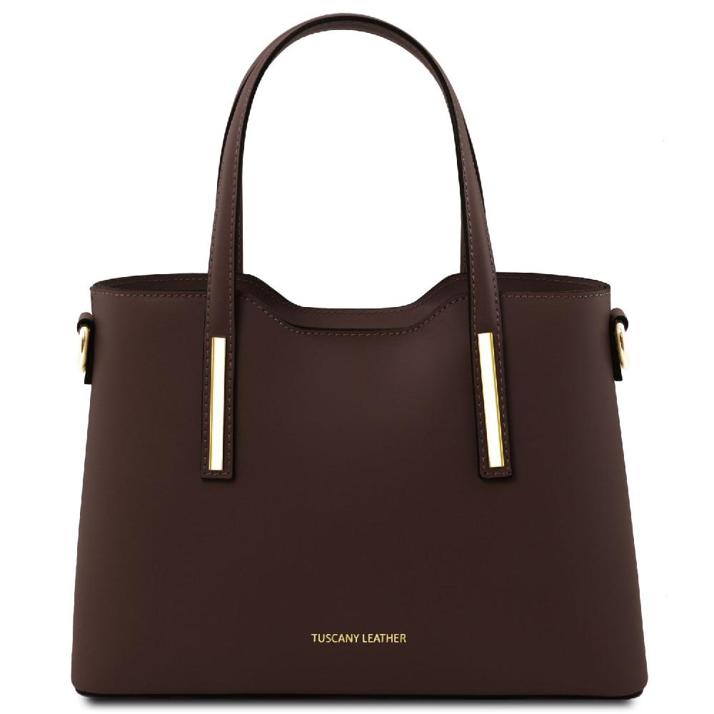 Tuscany Leather Borsa a Mano in Pelle - Misura Piccola Outlet