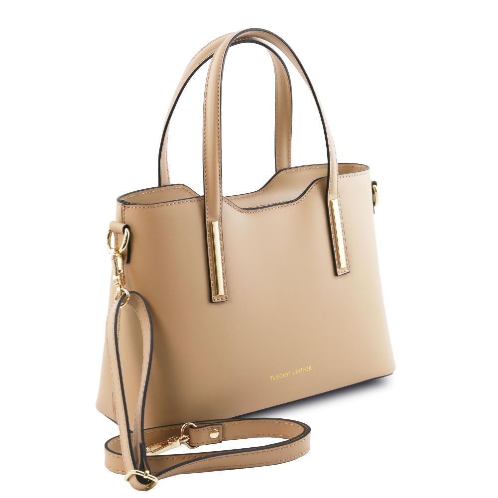 Tuscany Leather Borsa a Mano in Pelle - Misura Piccola Saldi