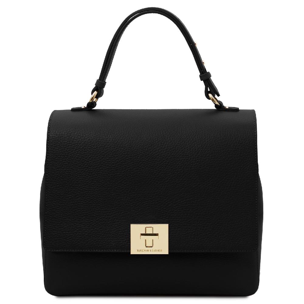 Tuscany Leather Borsa a Mano in Pelle Convertibile a Zaino Negozio