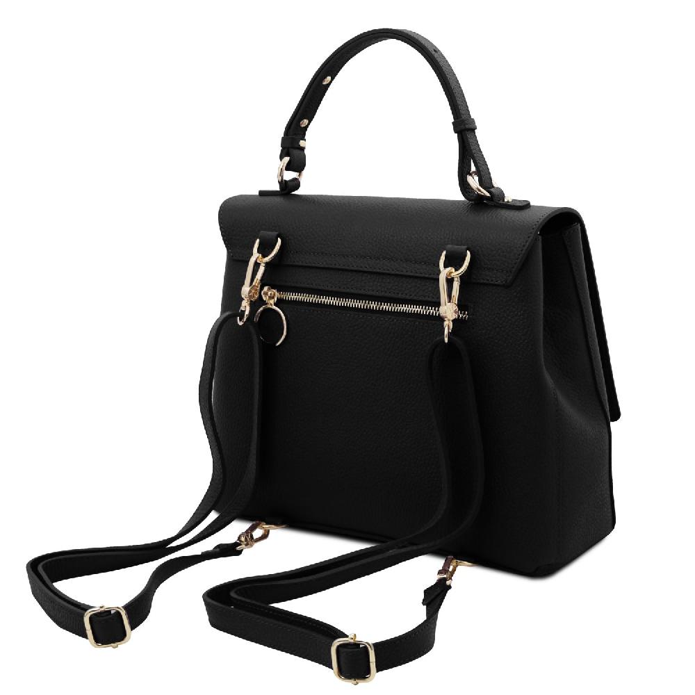 Tuscany Leather Borsa a Mano in Pelle Convertibile a Zaino Negozio