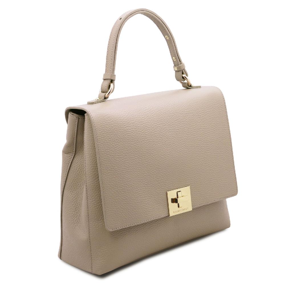 Tuscany Leather Borsa a Mano in Pelle Convertibile a Zaino In Saldo