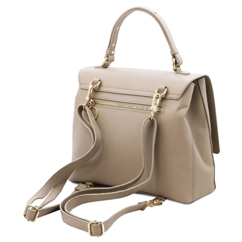 Tuscany Leather Borsa a Mano in Pelle Convertibile a Zaino In Saldo