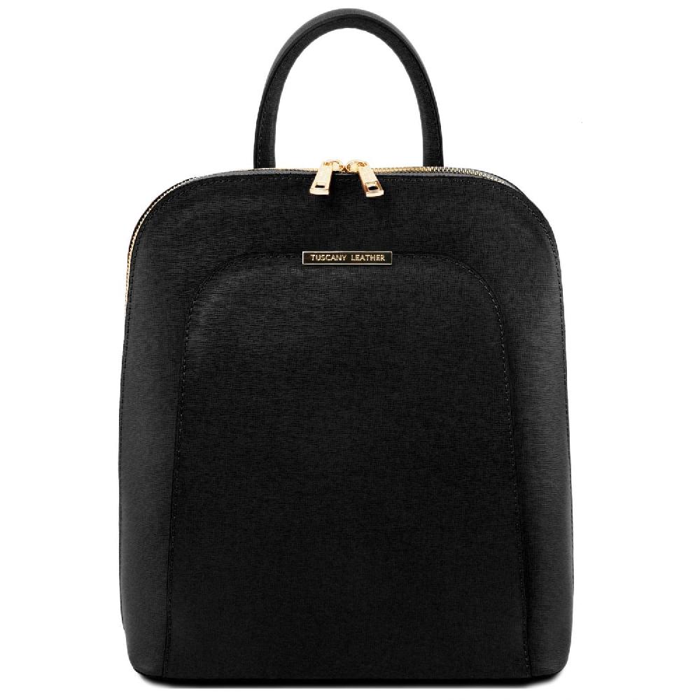 Tuscany Leather Zaino da Donna in Pelle Saffiano Italy