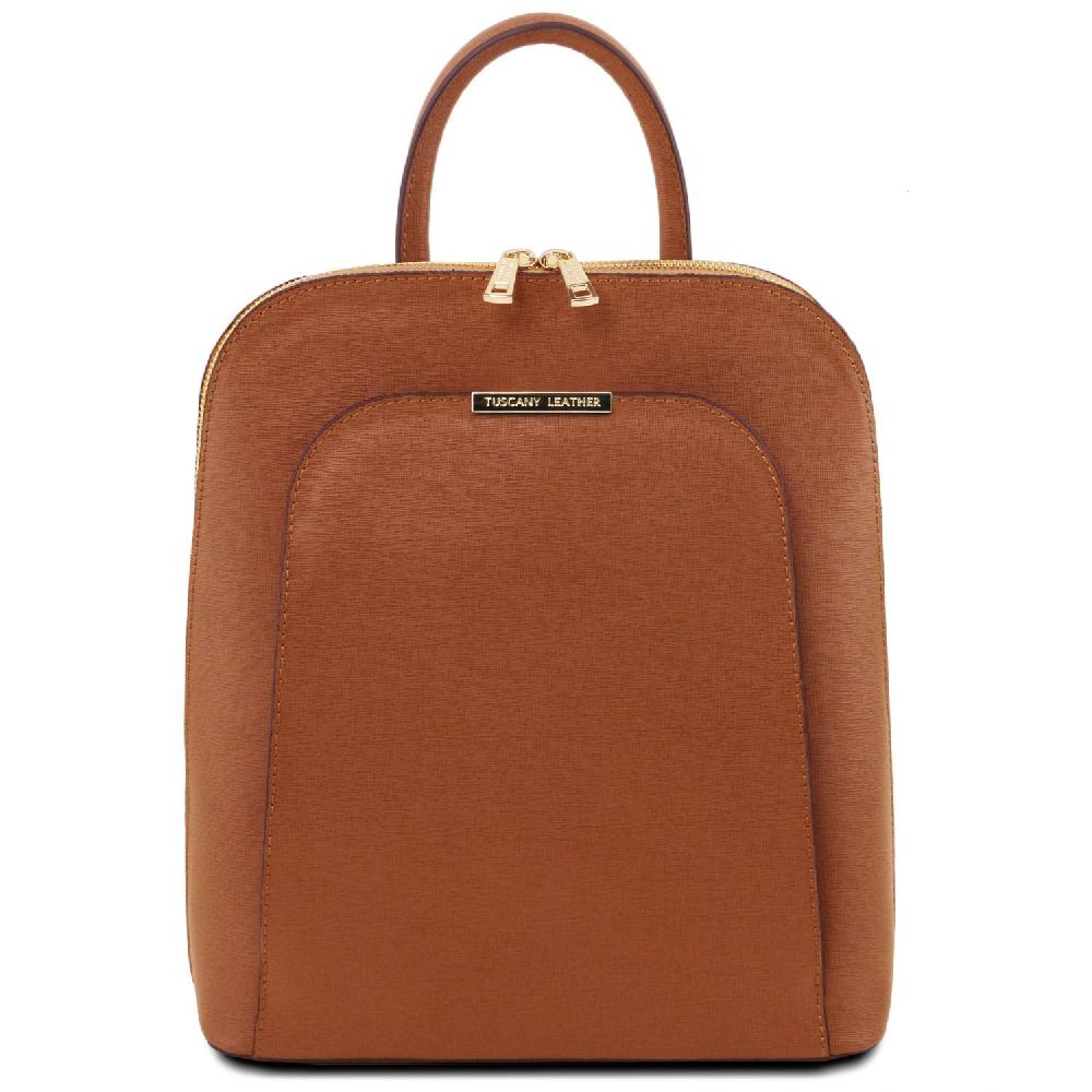 Tuscany Leather Zaino da Donna in Pelle Saffiano 2025