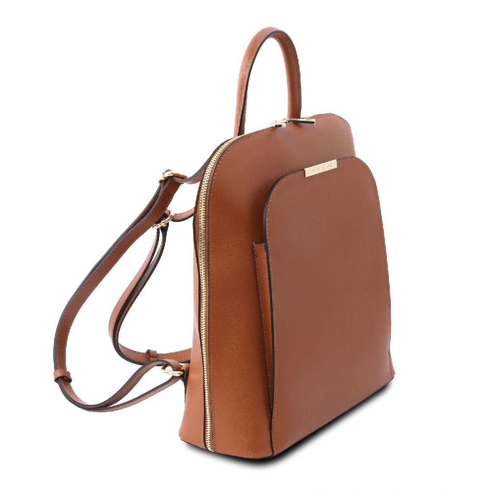 Tuscany Leather Zaino da Donna in Pelle Saffiano 2025