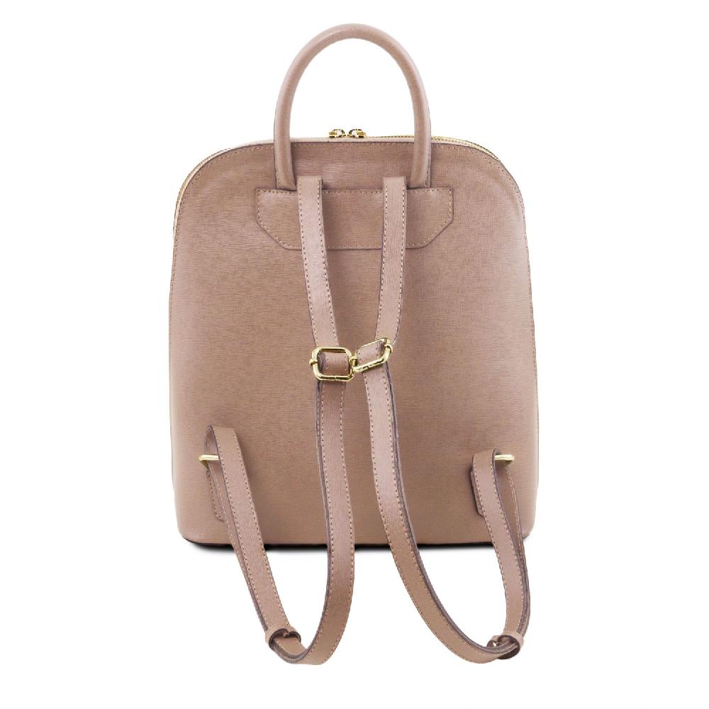 Tuscany Leather Zaino da Donna in Pelle Saffiano Nuovo
