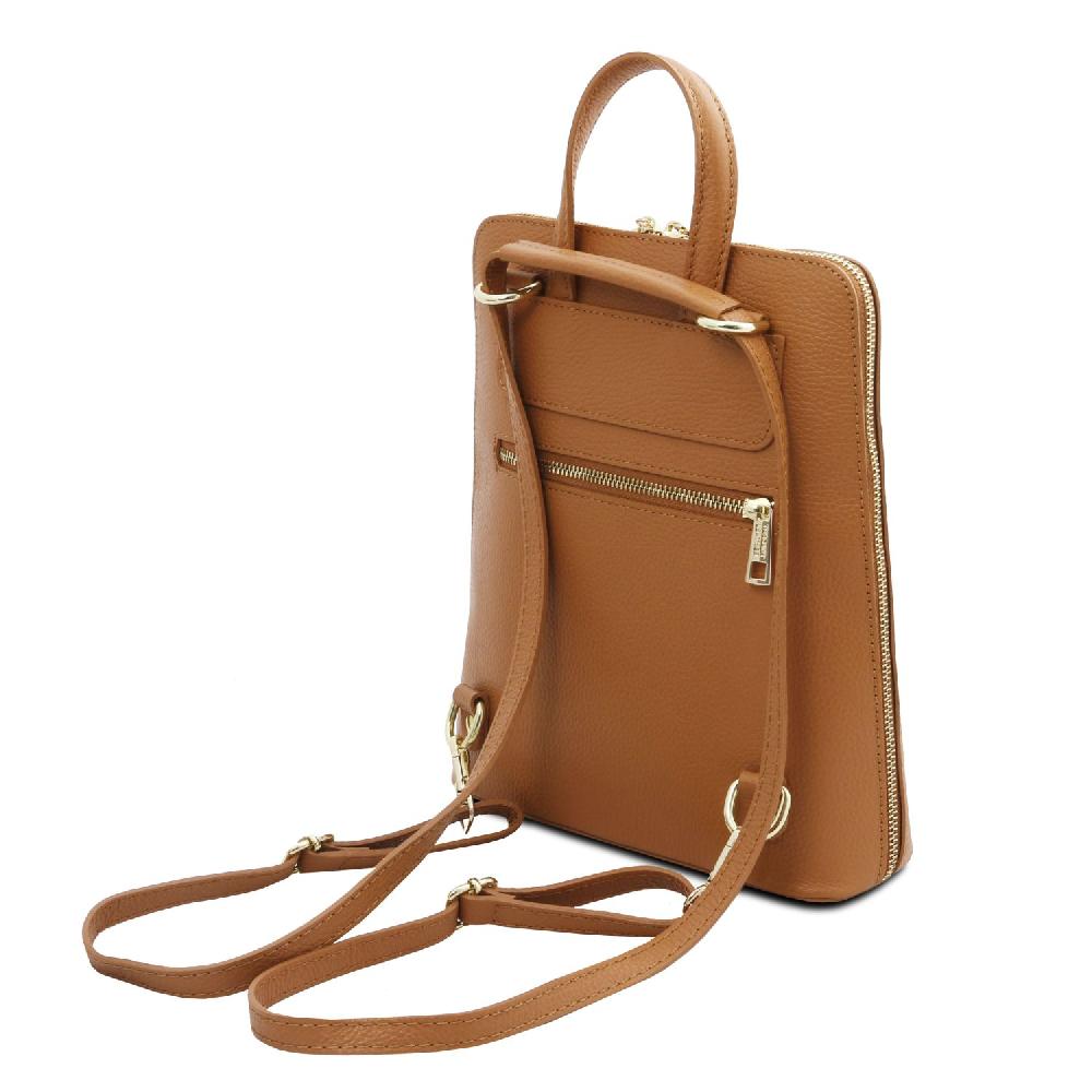 Tuscany Leather Zaino Piccolo da Donna in Pelle Consegna Veloce