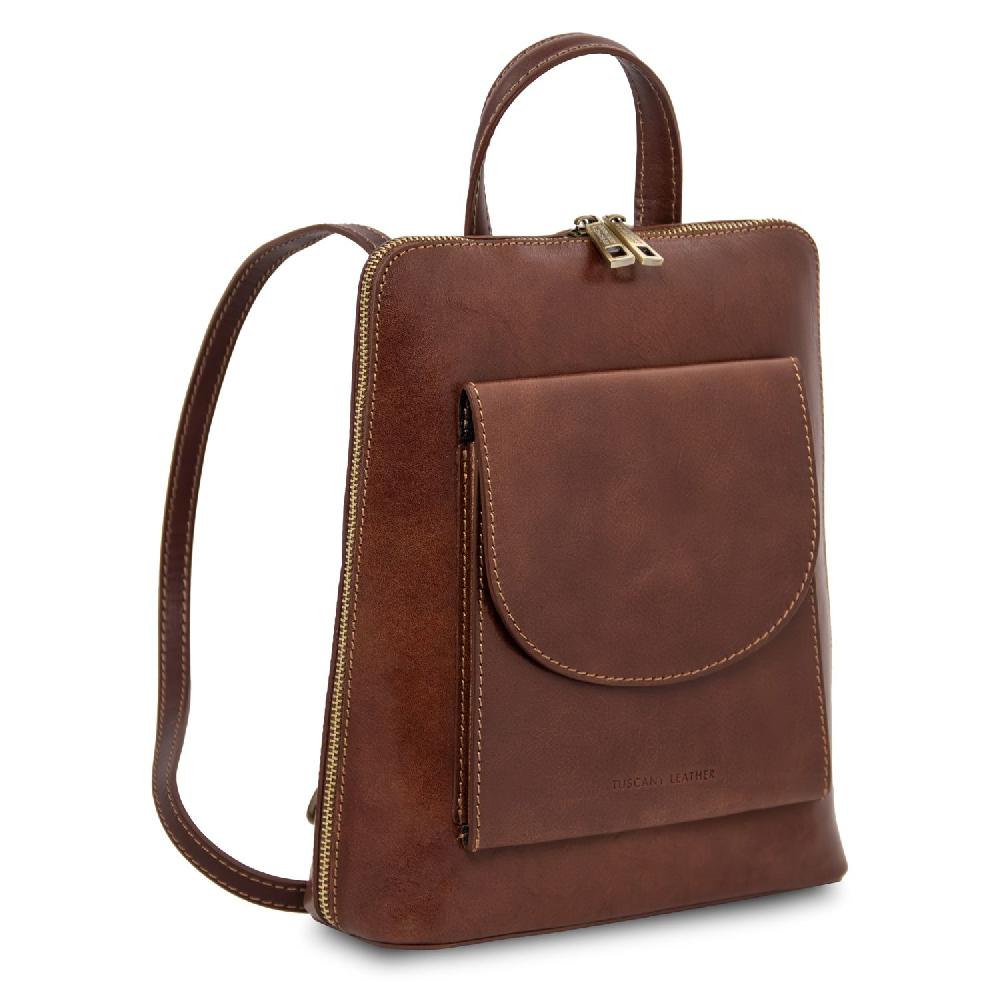 Tuscany Leather Zaino Piccolo da Donna in Pelle Novità