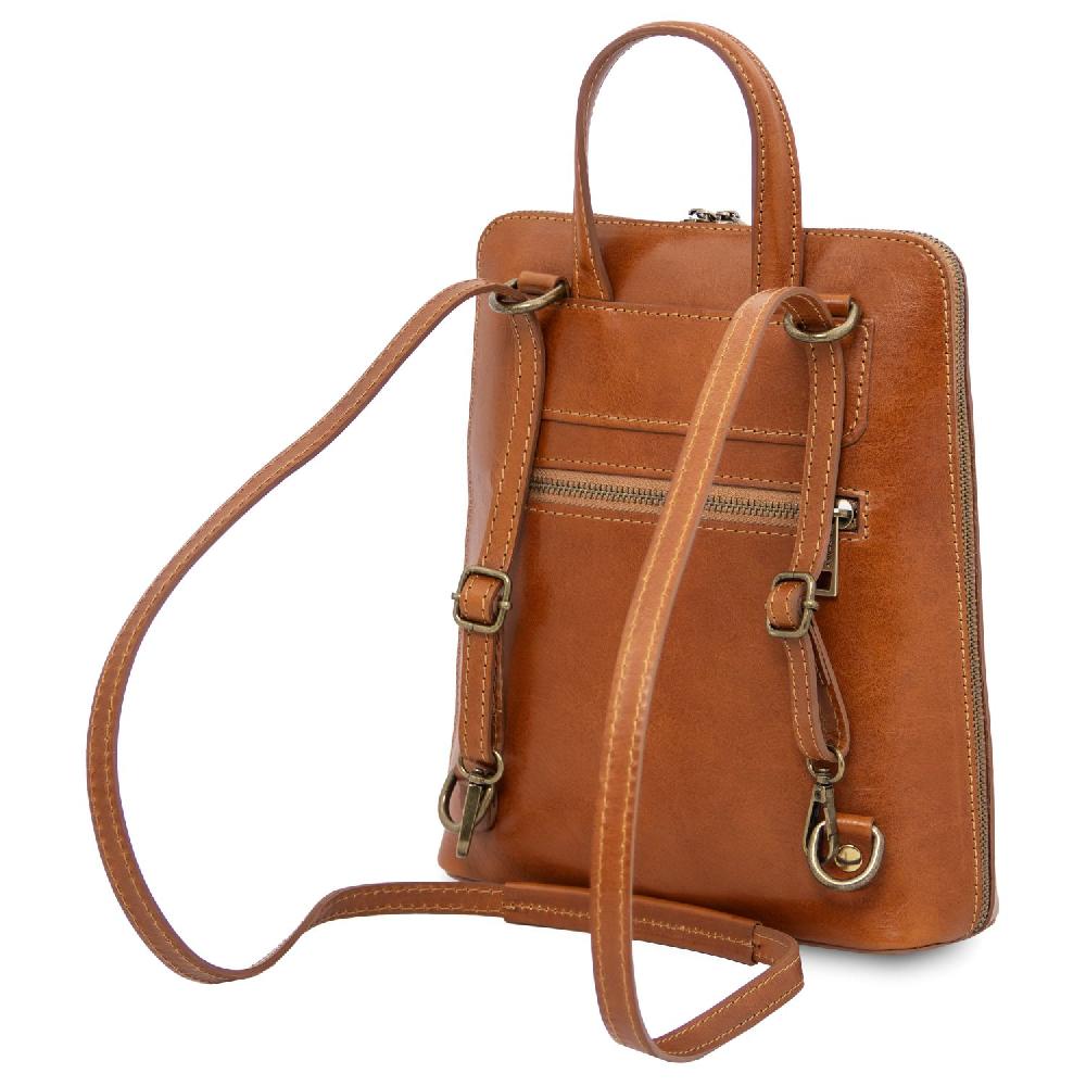 Tuscany Leather Zaino Piccolo da Donna in Pelle Presa