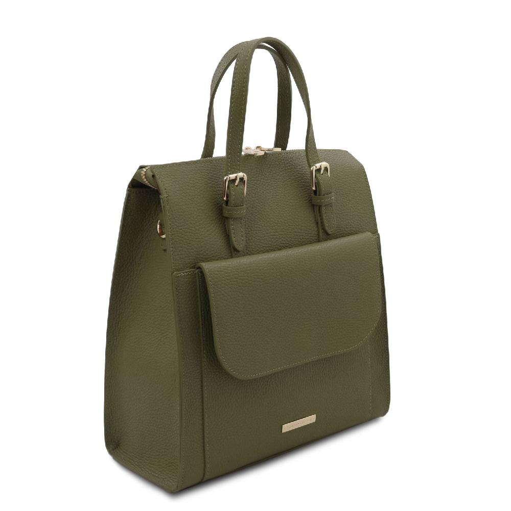 Tuscany Leather Zaino da Donna in Pelle Saldi Di Fabbrica