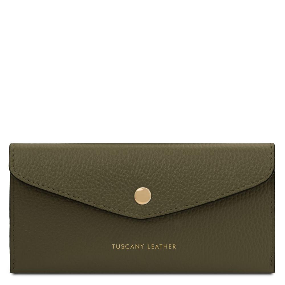 Tuscany Leather Portafoglio a Busta in Pelle Soddisfazione Garantita