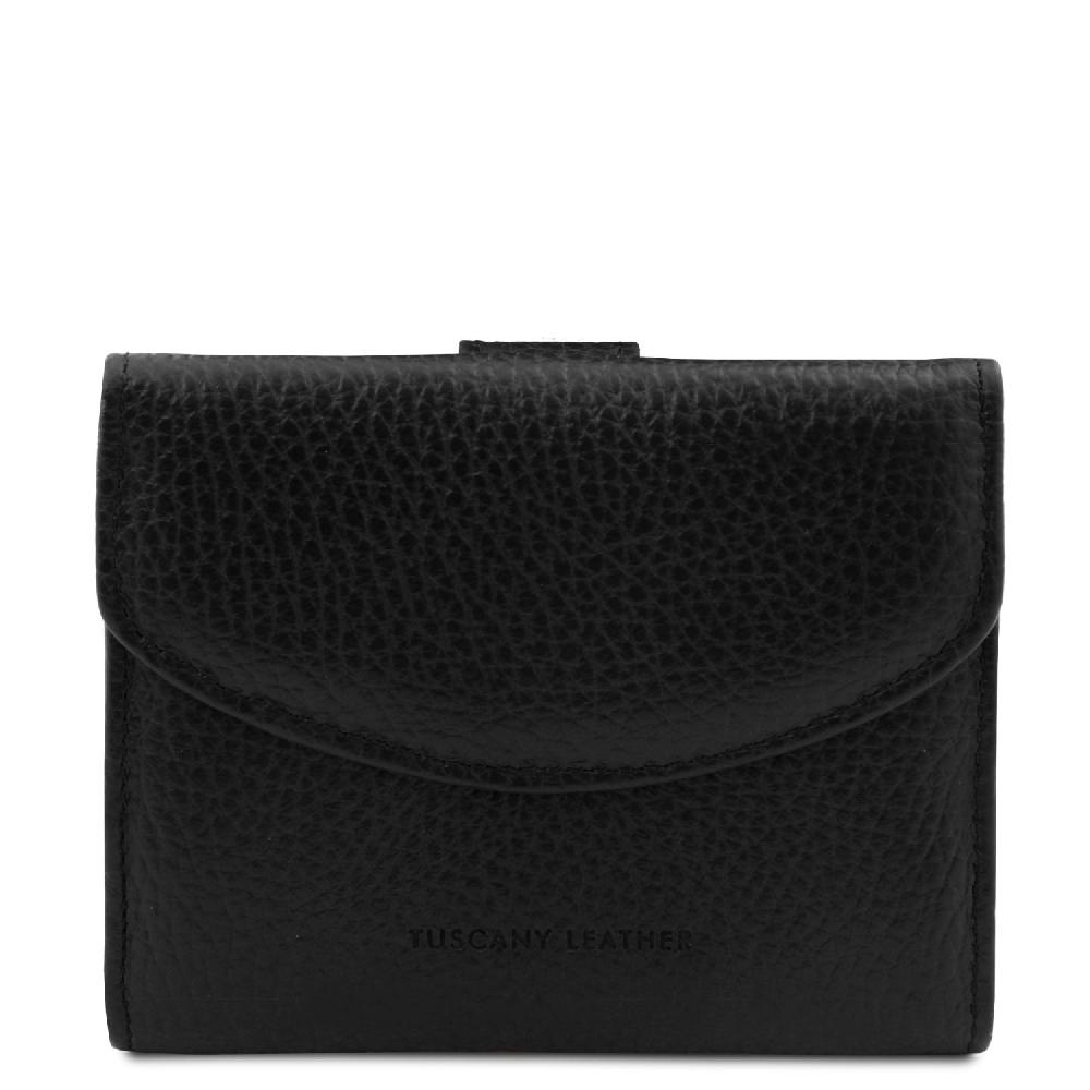 Tuscany Leather Esclusivo Portafoglio da Donna 3 Ante con Portaspiccioli in Pelle Fino Al -60%