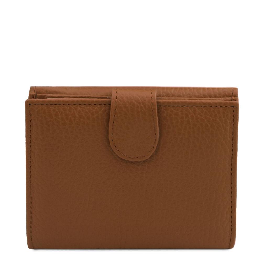 Tuscany Leather Esclusivo Portafoglio da Donna 3 Ante con Portaspiccioli in Pelle Shopping Online