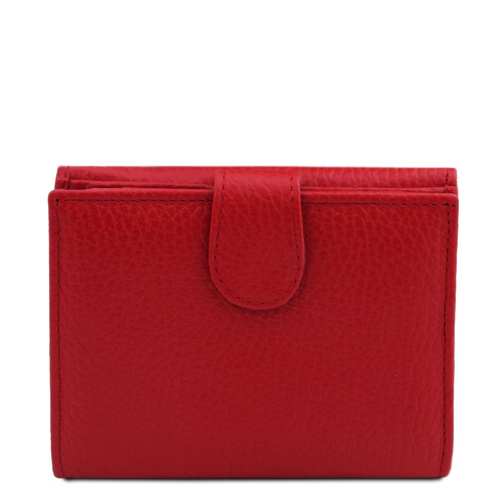 Tuscany Leather Esclusivo Portafoglio da Donna 3 Ante con Portaspiccioli in Pelle Prezzo Ridotto