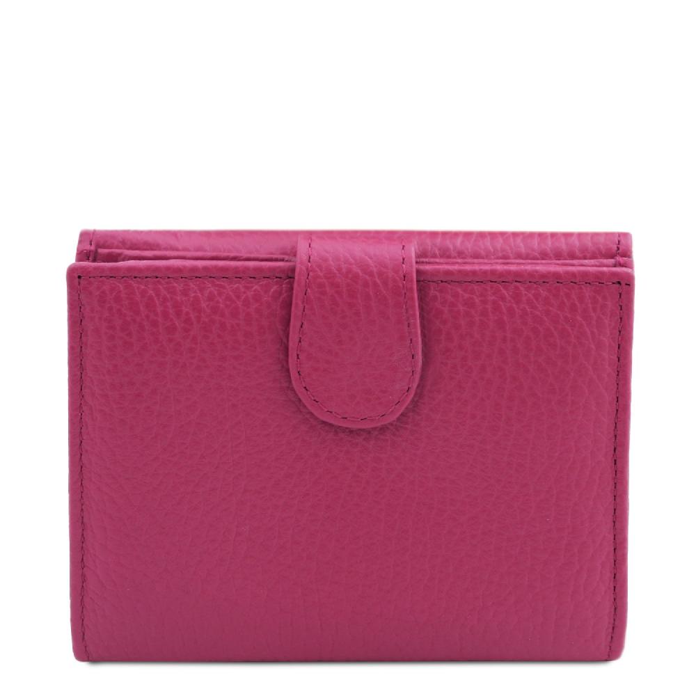 Tuscany Leather Esclusivo Portafoglio da Donna 3 Ante con Portaspiccioli in Pelle Sottocosto