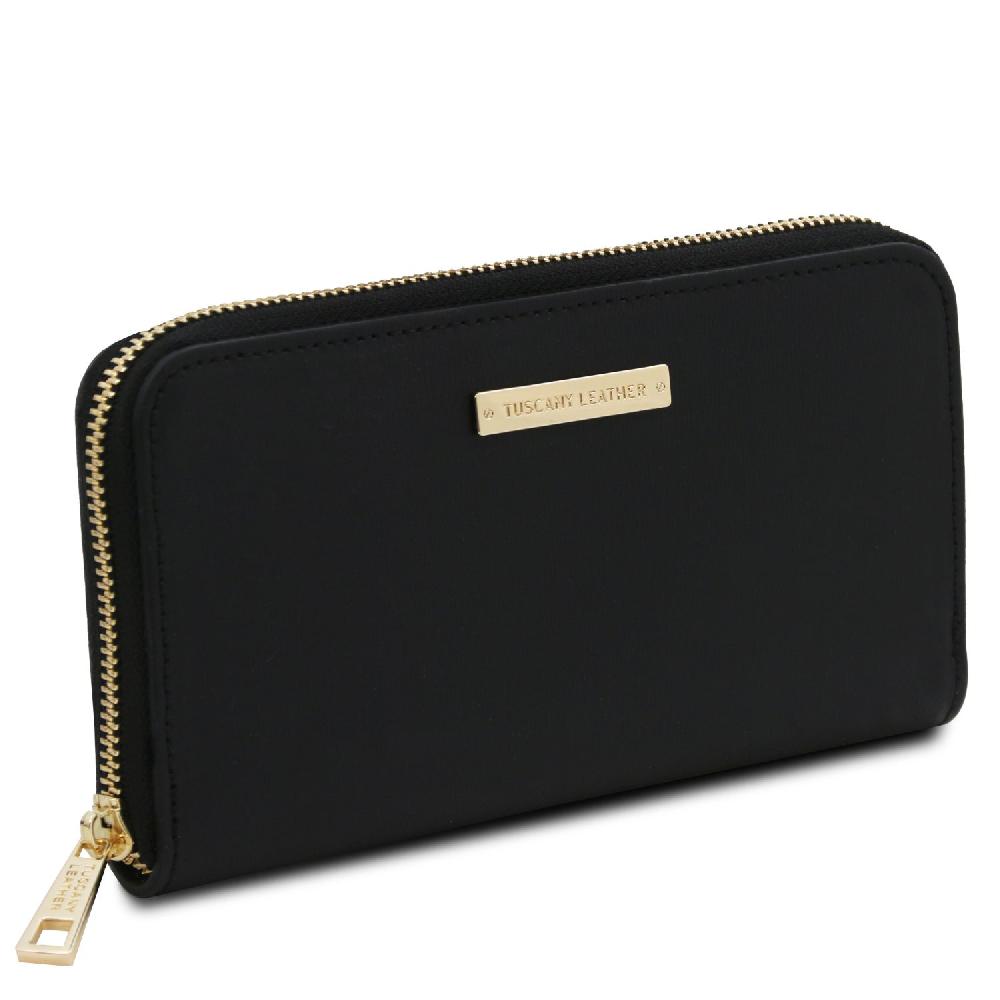 Tuscany Leather Esclusivo Portafogli in Pelle zip Around Convenienza
