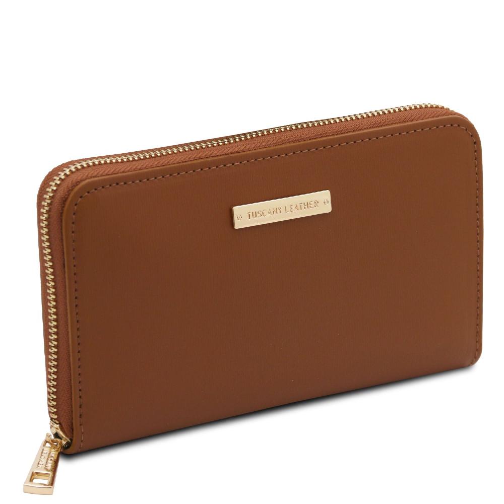Tuscany Leather Esclusivo Portafogli in Pelle zip Around Novità