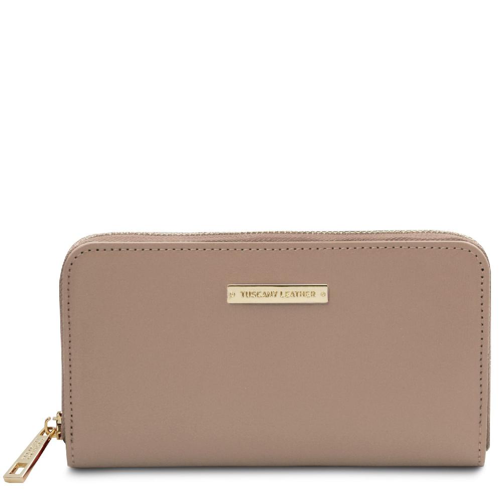 Tuscany Leather Esclusivo Portafogli in Pelle zip Around Sconto