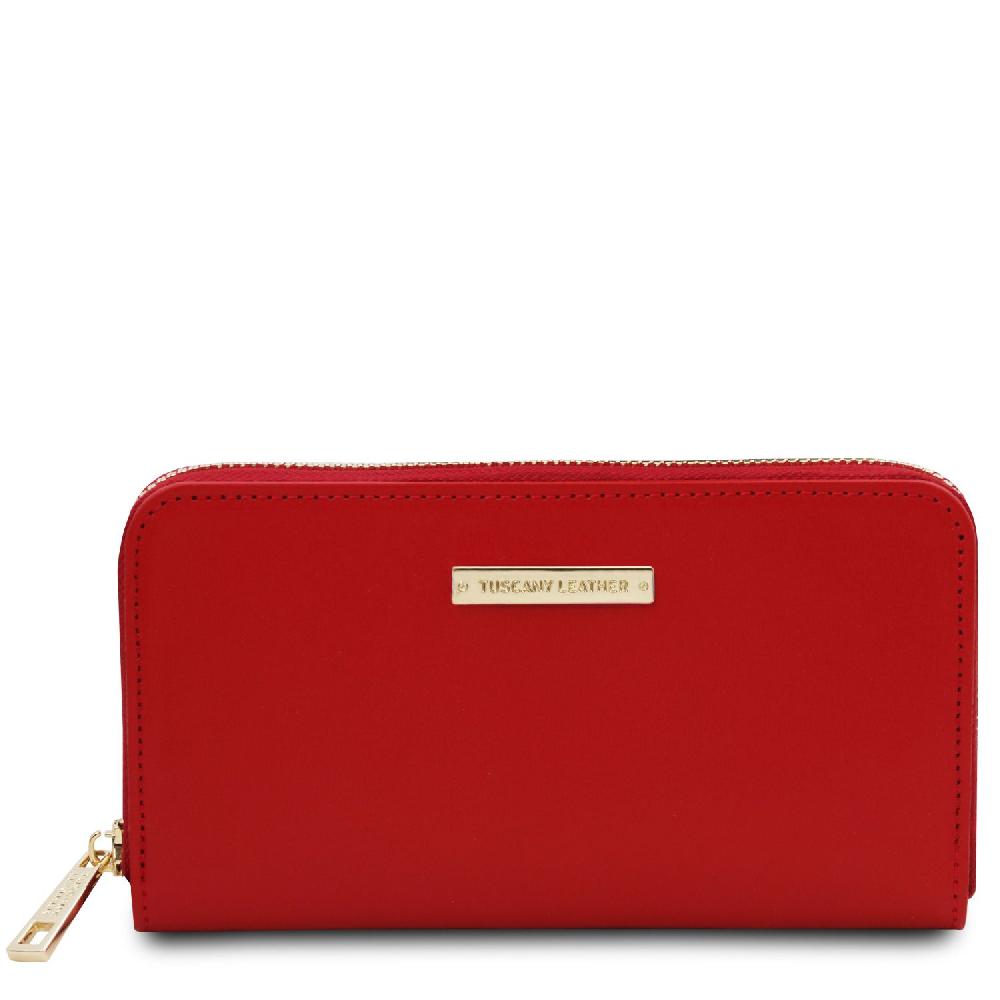 Tuscany Leather Esclusivo Portafogli in Pelle zip Around Offerta