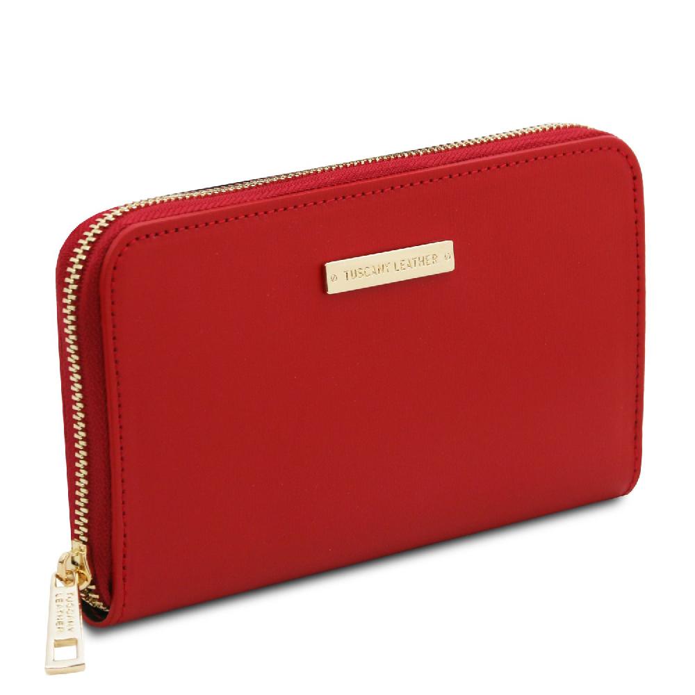 Tuscany Leather Esclusivo Portafogli in Pelle zip Around Offerta