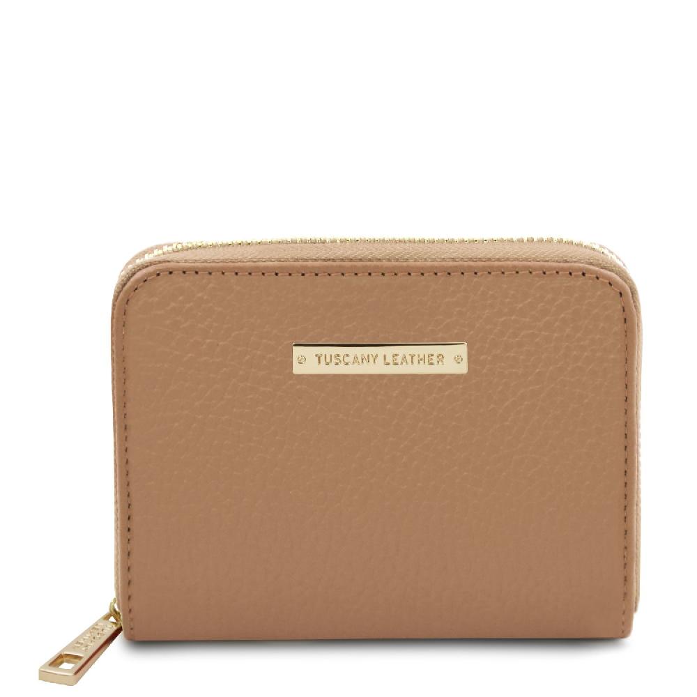 Tuscany Leather Esclusivo Portafogli in Pelle zip Around In Vendita