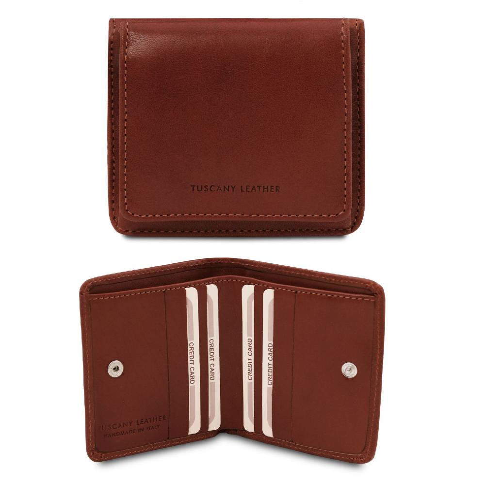 Tuscany Leather Esclusivo Portafogli in Pelle con Portamonete Hotsell