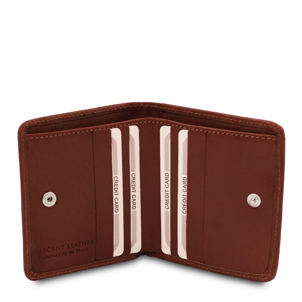 Tuscany Leather Esclusivo Portafogli in Pelle con Portamonete Hotsell