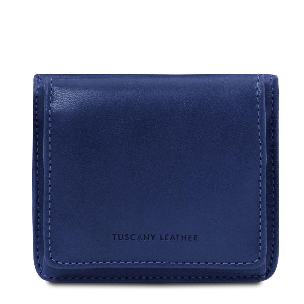 Tuscany Leather Esclusivo Portafogli in Pelle con Portamonete Vendita Economica