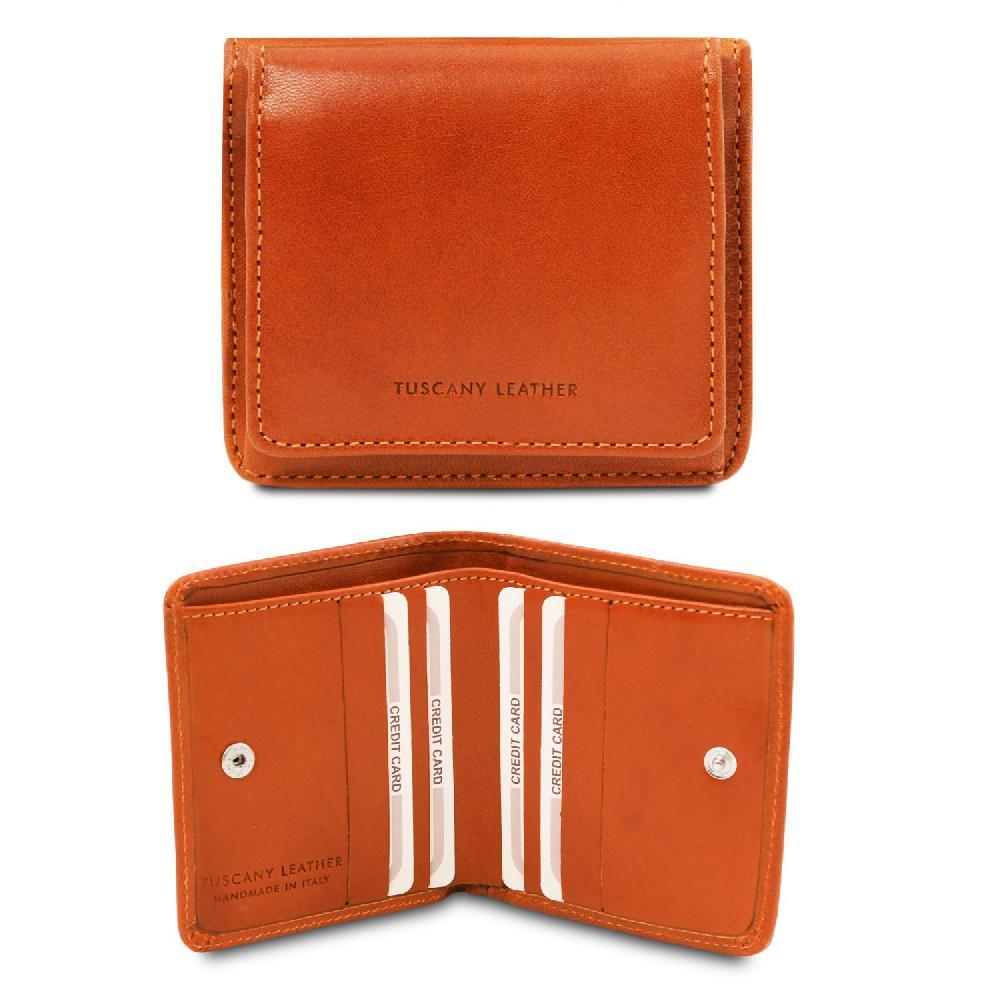 Tuscany Leather Esclusivo Portafogli in Pelle con Portamonete Vendite Flash