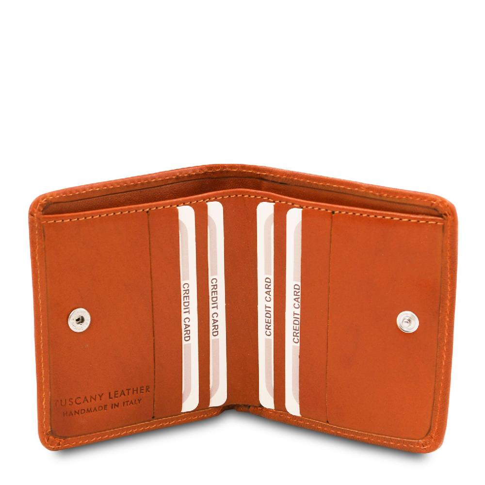 Tuscany Leather Esclusivo Portafogli in Pelle con Portamonete Vendite Flash