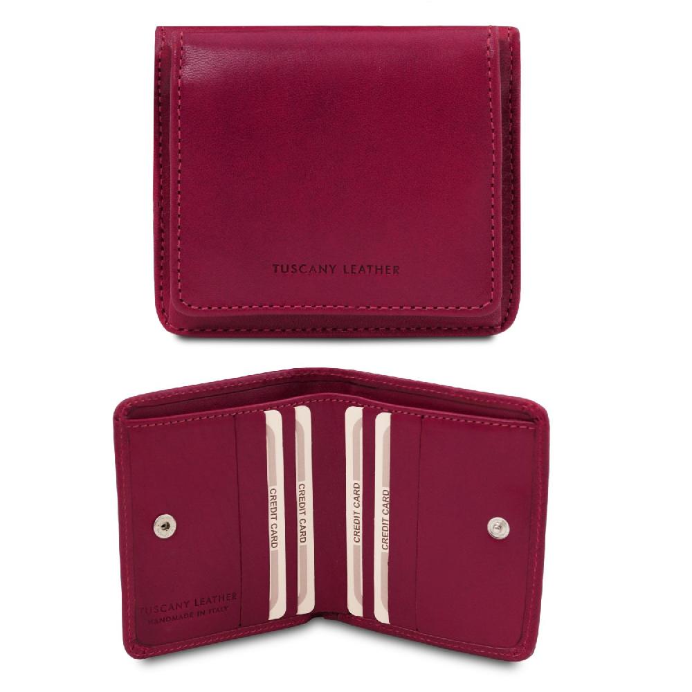 Tuscany Leather Esclusivo Portafogli in Pelle con Portamonete Negozio