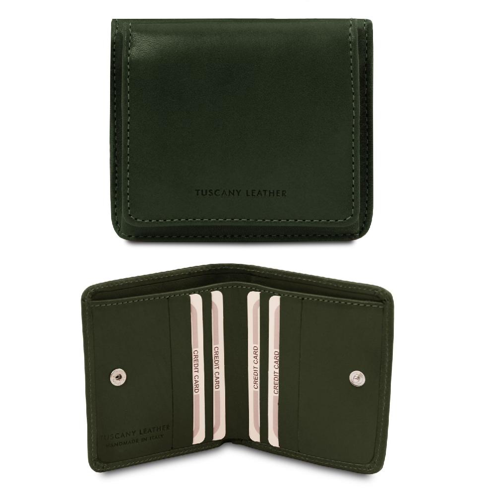 Tuscany Leather Esclusivo Portafogli in Pelle con Portamonete In Saldo