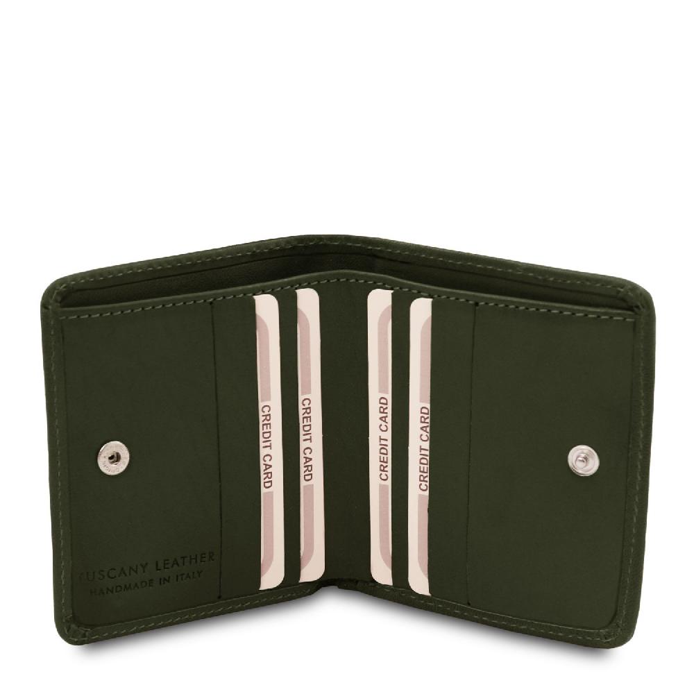 Tuscany Leather Esclusivo Portafogli in Pelle con Portamonete In Saldo