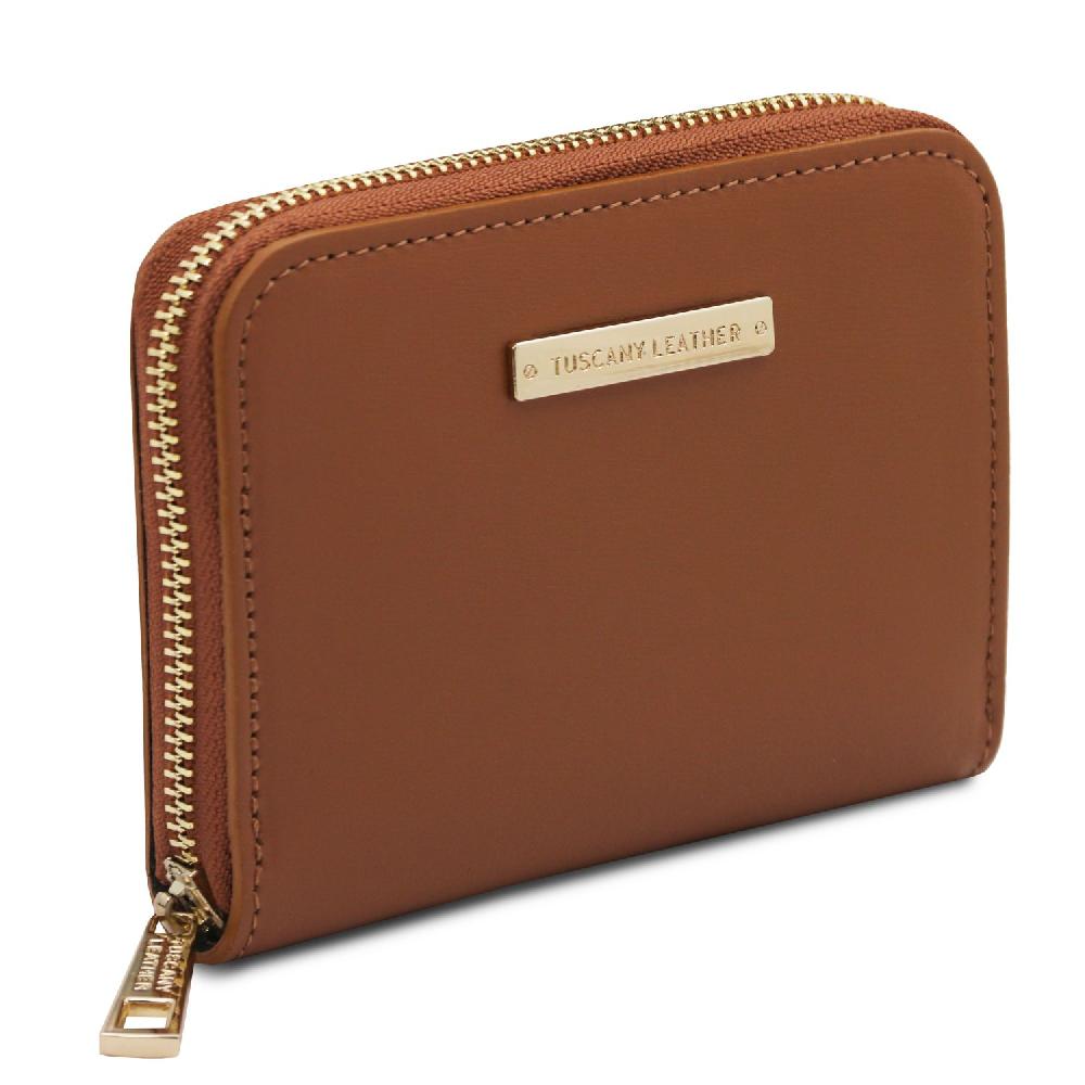 Tuscany Leather Esclusivo Portafogli in Pelle zip Around Moda