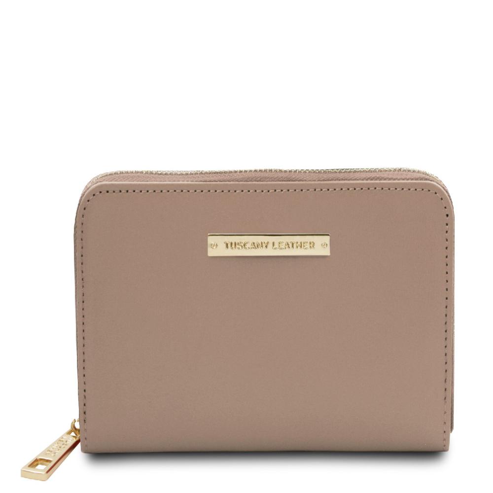 Tuscany Leather Esclusivo Portafogli in Pelle zip Around Italy