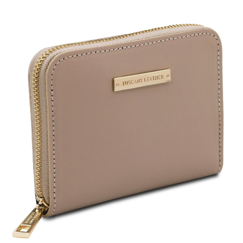 Tuscany Leather Esclusivo Portafogli in Pelle zip Around Italy