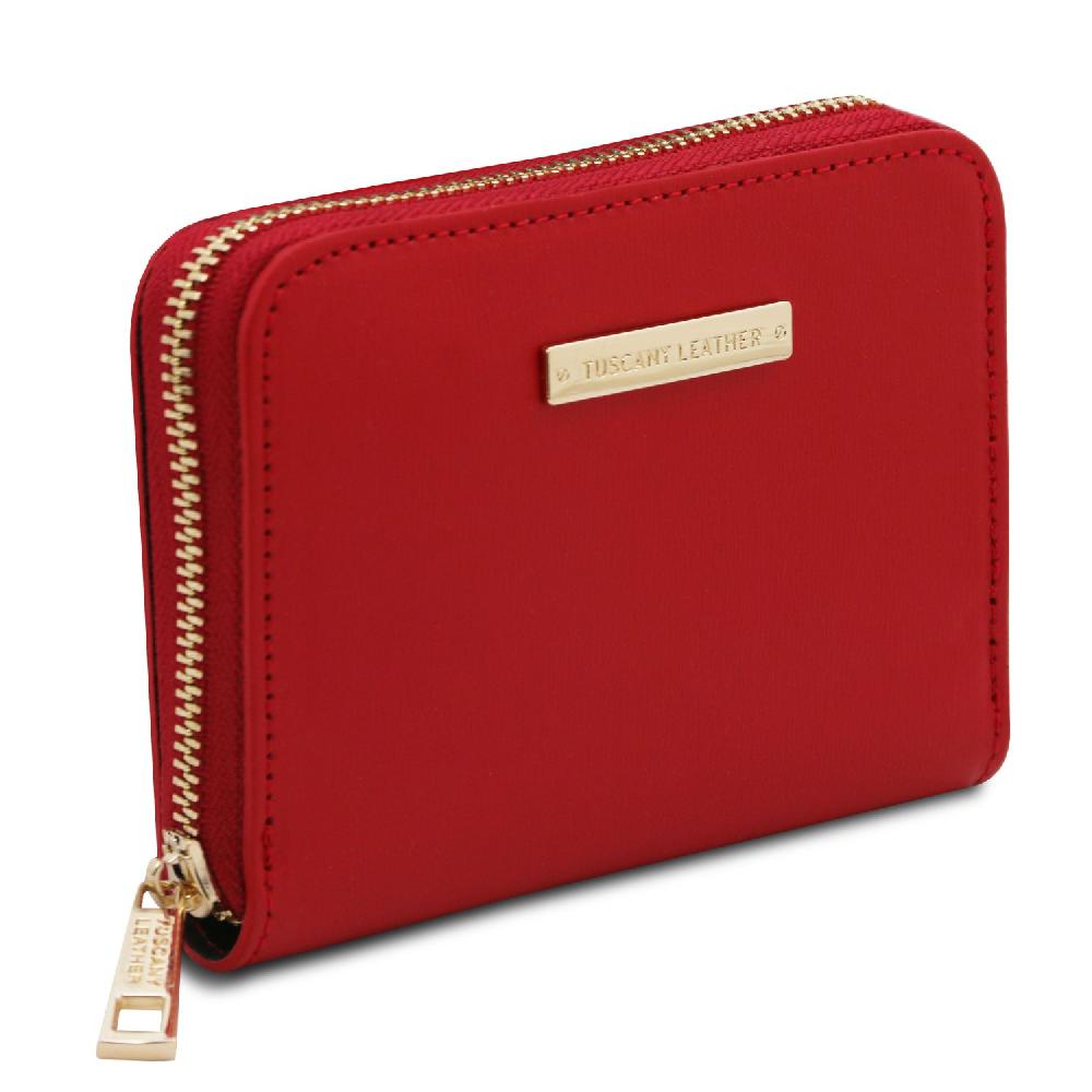 Tuscany Leather Esclusivo Portafogli in Pelle zip Around Italia