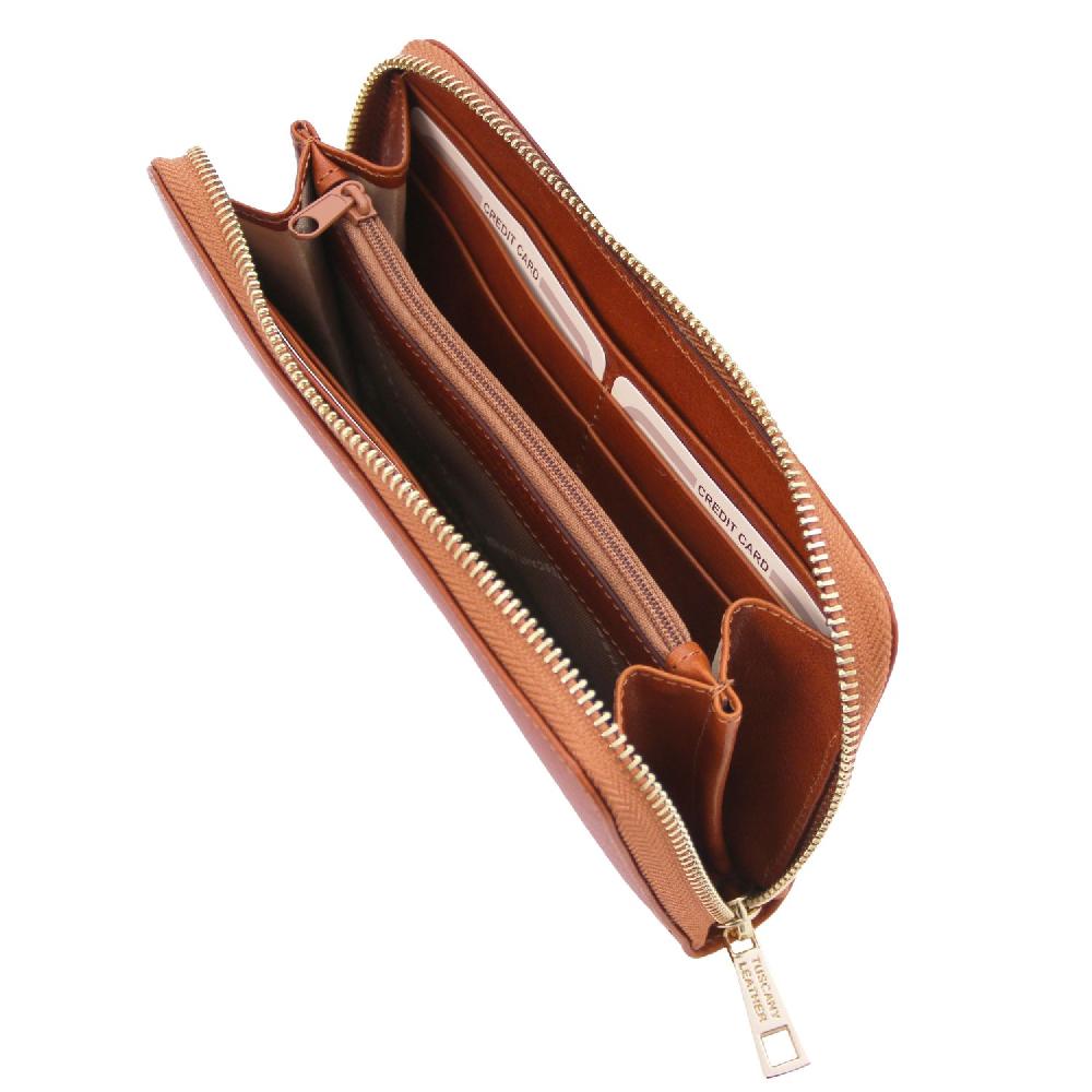 Tuscany Leather Esclusivo Portafogli in Pelle zip Around Acquista Ora