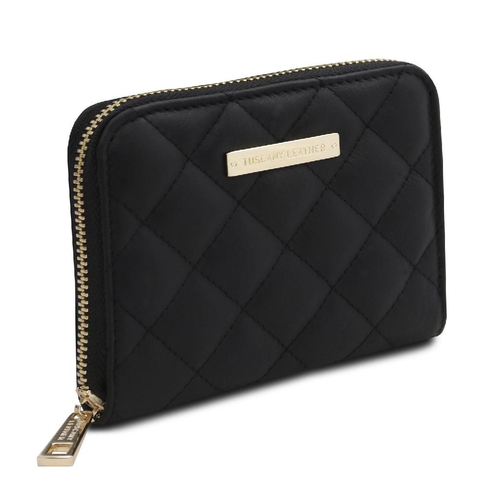 Tuscany Leather Esclusivo Portafogli in Pelle Morbida zip Around Promozione Limitata