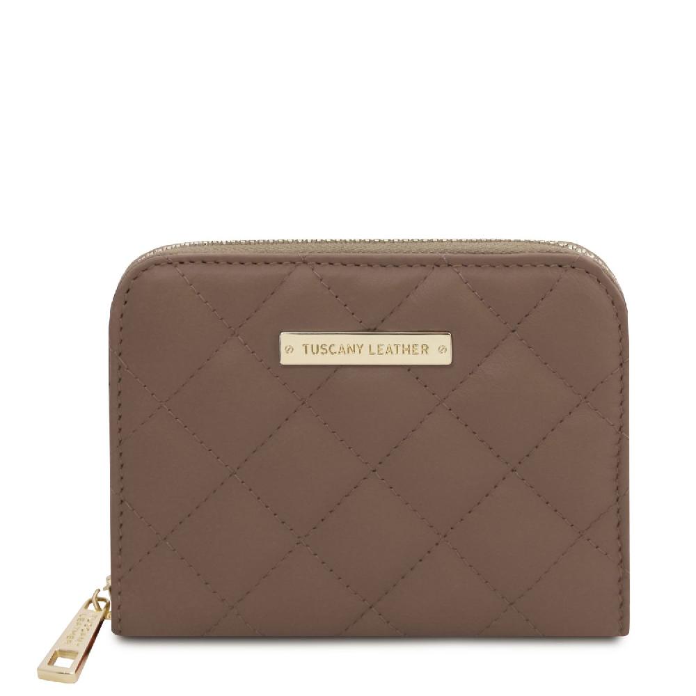 Tuscany Leather Esclusivo Portafogli in Pelle Morbida zip Around Affare Del Giorno