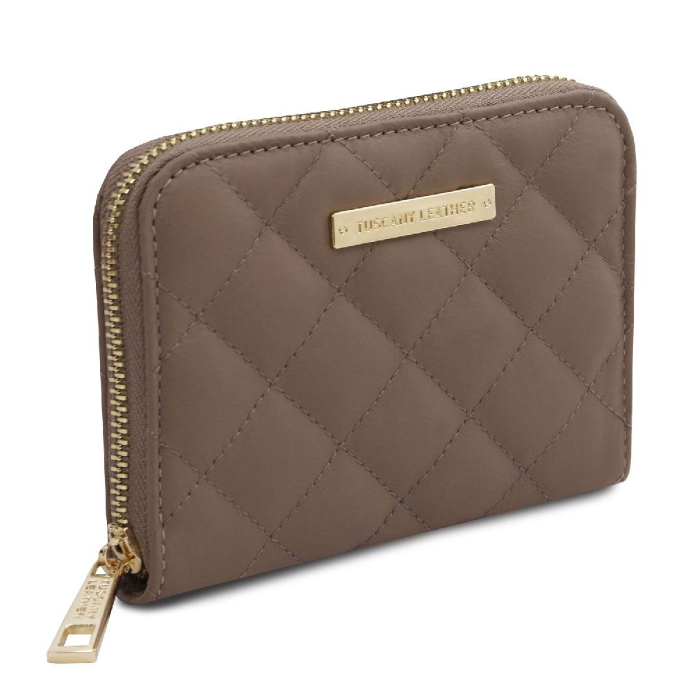 Tuscany Leather Esclusivo Portafogli in Pelle Morbida zip Around Affare Del Giorno