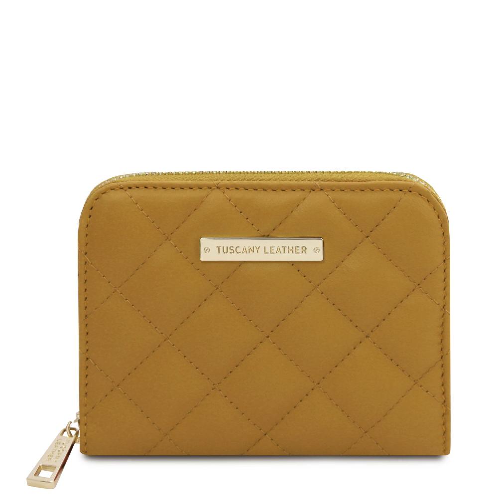 Tuscany Leather Esclusivo Portafogli in Pelle Morbida zip Around Convenienza