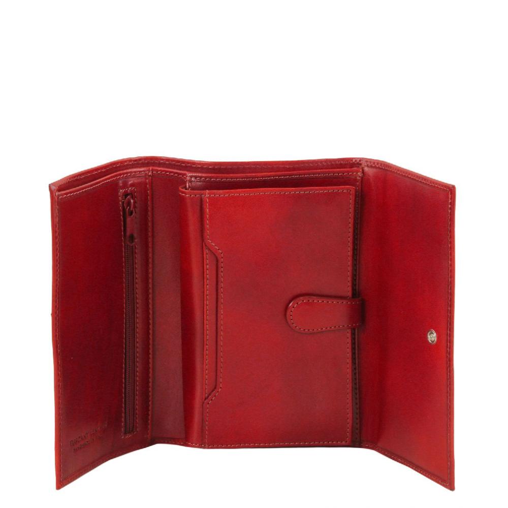 Tuscany Leather Esclusivo Portafogli da Donna in Pelle 4 Ante Online