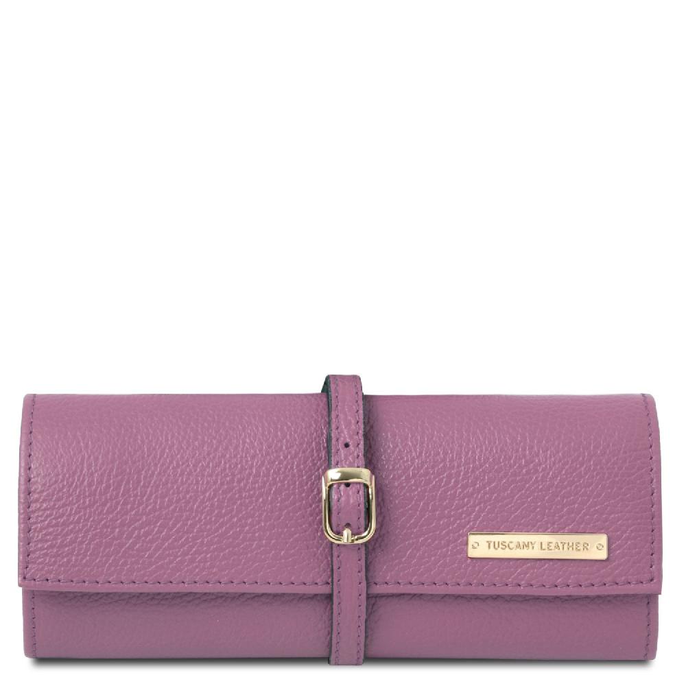 Tuscany Leather Portagioie in Pelle Morbida Vendita Calda